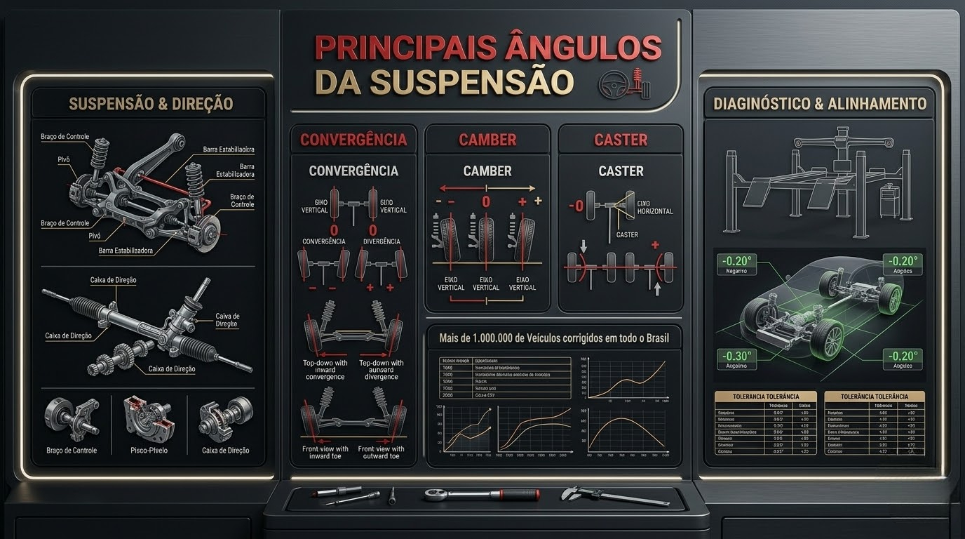 Principais Ângulos da Suspensão
